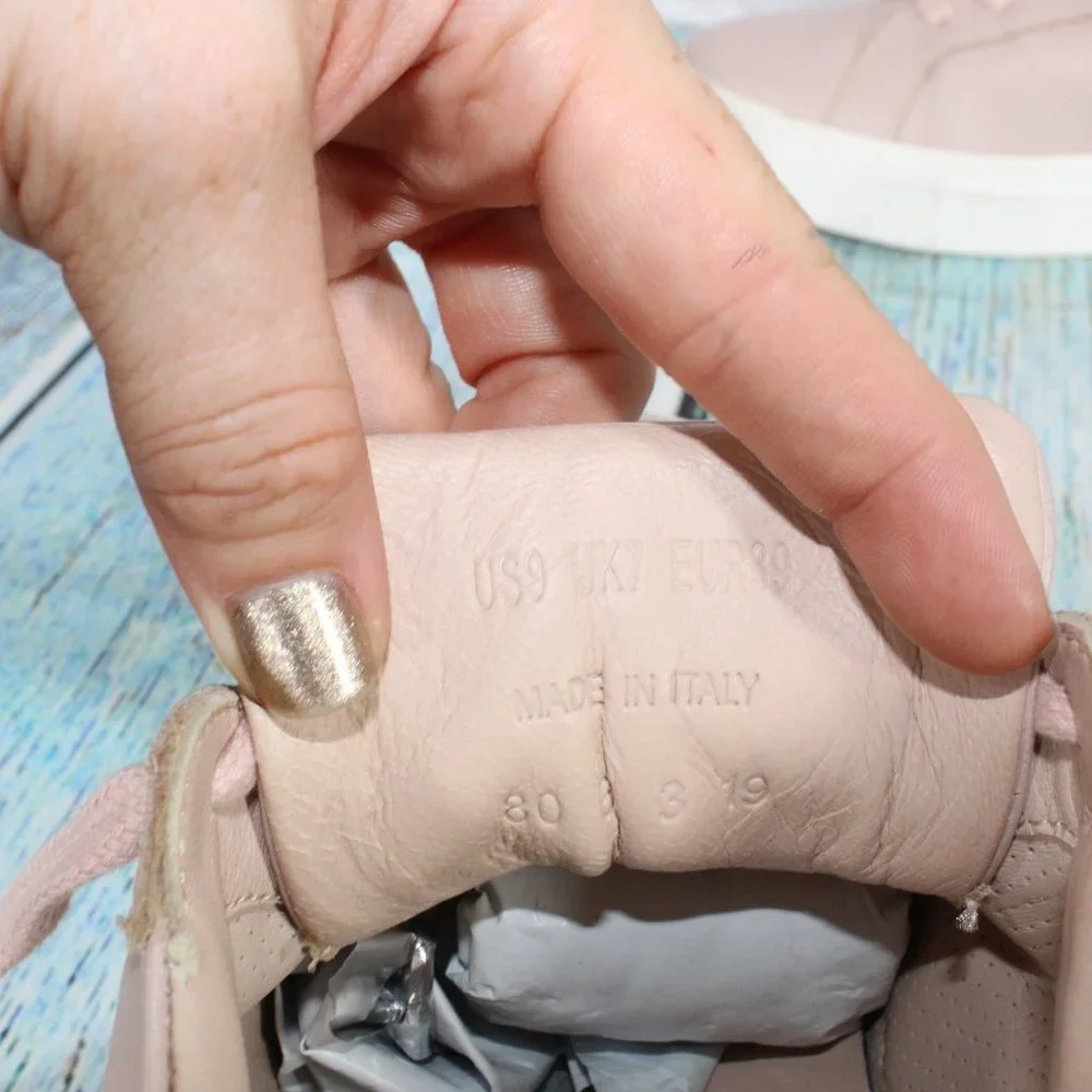 Greats Brookyln Women's Pink Leather Lace Up Low Top Sneakers Size US 9 - Picture 6 of 9